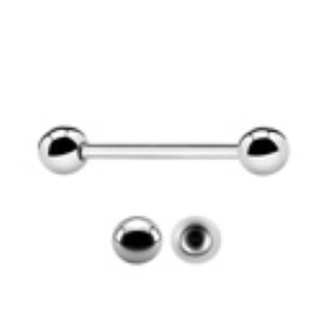 Steel 316L Internally Threaded Barbell with Ball